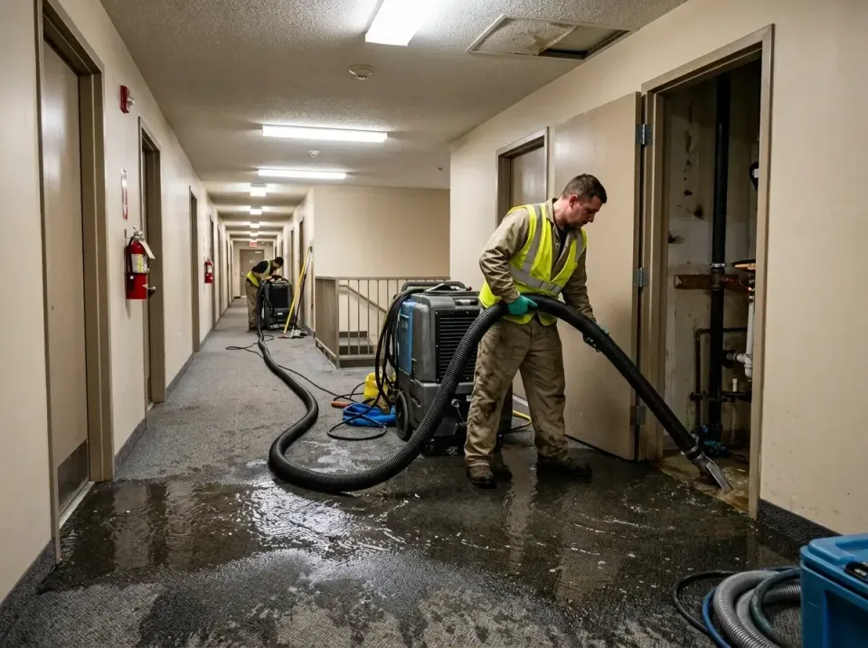 multi-unit-apartment-hallway-f-005 — frequently asked questions, Emergency Burst Pipe Water Extraction & Removal in Nitro, WV